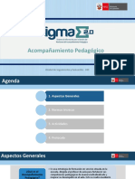 Acompañamiento pedagógico: actividades y normas