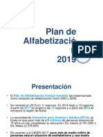 3 Sintesis Plan de Alfabetización 2019 Ppt