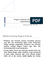 Negara Hukum Dan Hukum Administrasi Negara