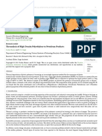 Thermolysis of High-Density Polyethylene to Petroleum Products