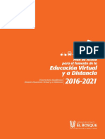 Plan Accion Educacion Virtual Distancia PDF