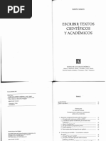 Marta MarÃ­n - Escribir Textos CientÃ­ficos y AcadÃ©micos (Completo) PDF | PDF