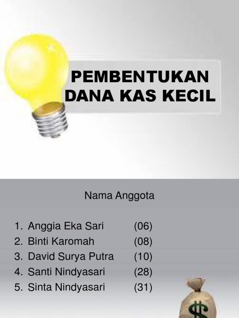 Pembentukan Dana Kas Kecil PDF