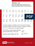 Ks1 Braille Alphabet