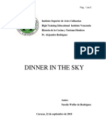 Dinner in The Sky