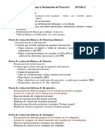 Evaluación Pautas Proyecto Documentos