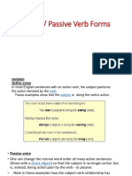 Active and Passive Voice