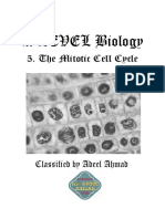 CAIE Biology 9700 Topic 5 The Mitotic Cell Cycle 2012 To 2018