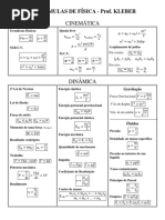 Fórmulas de FISICA