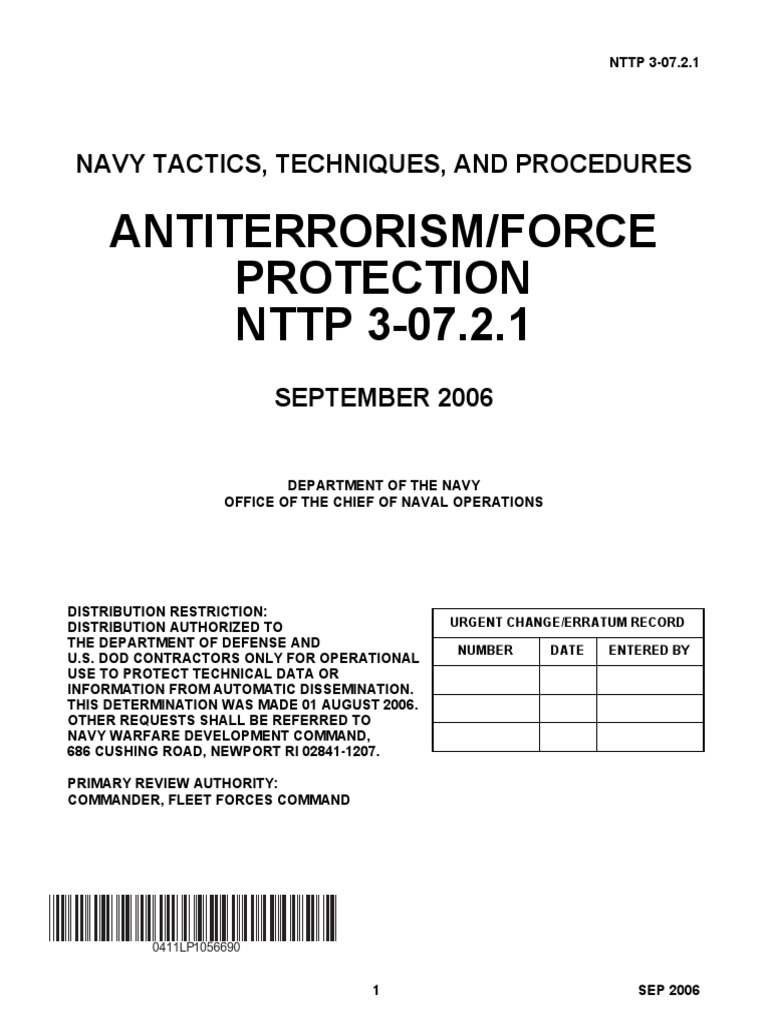 Nttp3 07 2 1 pdf pdf united states navy counter terrorism