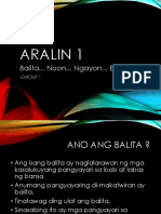 Aralin 1 Balita