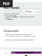 Past Tenses