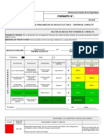 Formato Matriz para Análisis de Riesgo Eléctrico (Tensión Por Contacto)