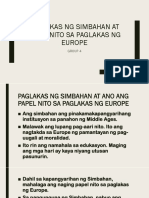 Ano Ang Papel NG Simbahan Sa Paglakas NG Europe