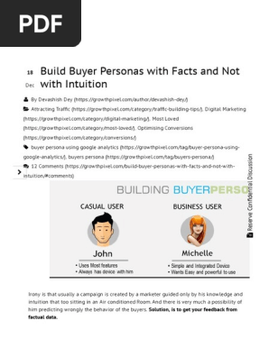 Building Buyer Persona Using Google Analytics - Growth Pixel