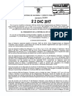 Decreto 2169 Del 22 de Diciembre de 2017
