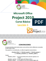 Project2010 CB - UCI Leccioìn 1 Tema1 Conceptos Baìsicos Project 2010 v2.2