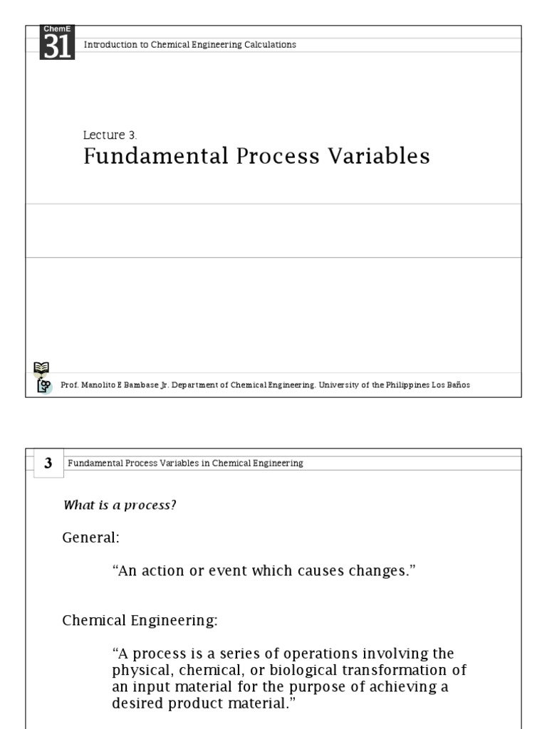 Process Variable | Download Free PDF | Mole (Unit) | Parts Per Notation