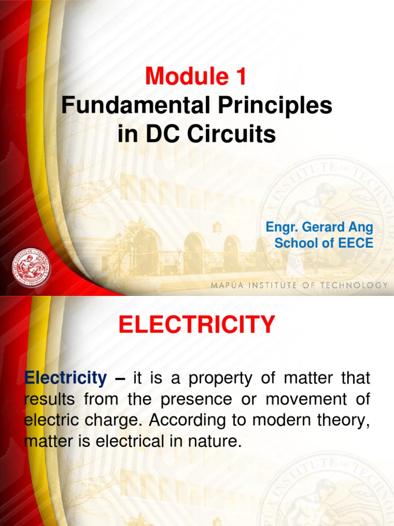 Basic Ee For Non-Ee Module 1 | PDF | Resistor | Atoms