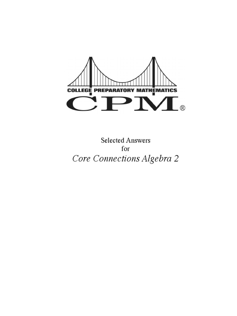 CCA2 Selected Answers PDF | PDF | Quadratic Equation | Vertex (Graph ...