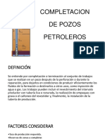 Completacion de Pozos Petroleros