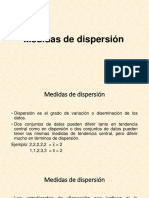 Medidas de Posición y Dispersión Estadistica 1