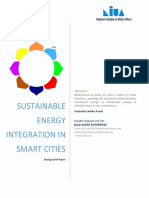 Sustainable Energy Integration in Smart Cities 8 April 2015 NIUA BEE Background Paper Final