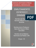 Enrutamiento Estático y Dinámico