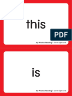 01 - My Phonics Reading 1 - Sight Word Flashcards - Unit 01 PDF