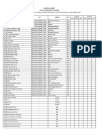 DAFTAR HADIR KARYAWAN PUSKESMAS