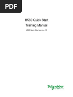 Modicon M580 Quick Start_v1.0_Training Manual