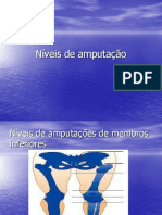 Niveis de Amputação