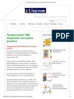 Temporizador 555 Disparado Con Pulso Positivo - Electrónica Unicrom