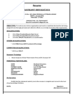 Resume Format