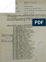 Documentos secretos del Ministerio del Interior y Departamento de Extranjería y Migración (1975)