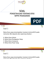 Soal Pengetahuan Tentang Efek