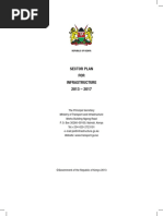Sector Plan for Infrastructure 2013 2017