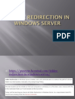 COC3_Folder Redirection in Windows Server