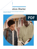 Ap Counselor Teacher Conversation Starter PDF