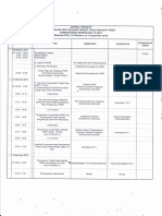 Jadwal Pertemuan NTB, 30 Okt - 1 Nop 2019