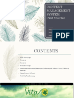 Content Management System and Point of Sale (PPT)
