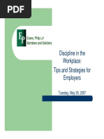 Discipline in The Workplace PDF