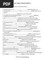 Past Tenses and Present Perfect 1 - 108801