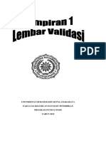 Lembar Validasi