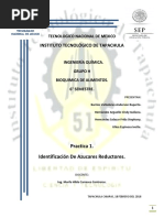 Practica 1 Azucares Reductores