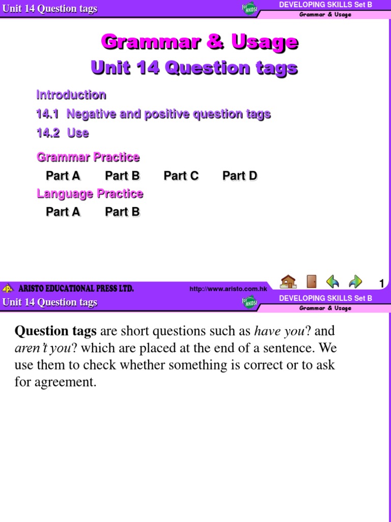 14 Question Verb