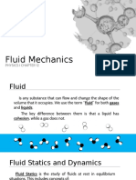 Fluid Mechanics (Physics Chapter 12) Powerpoint