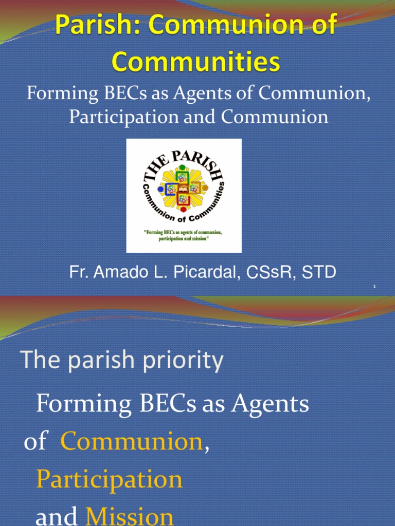 Forming Basic Ecclesial Communities | PDF | Eucharist | Christian ...