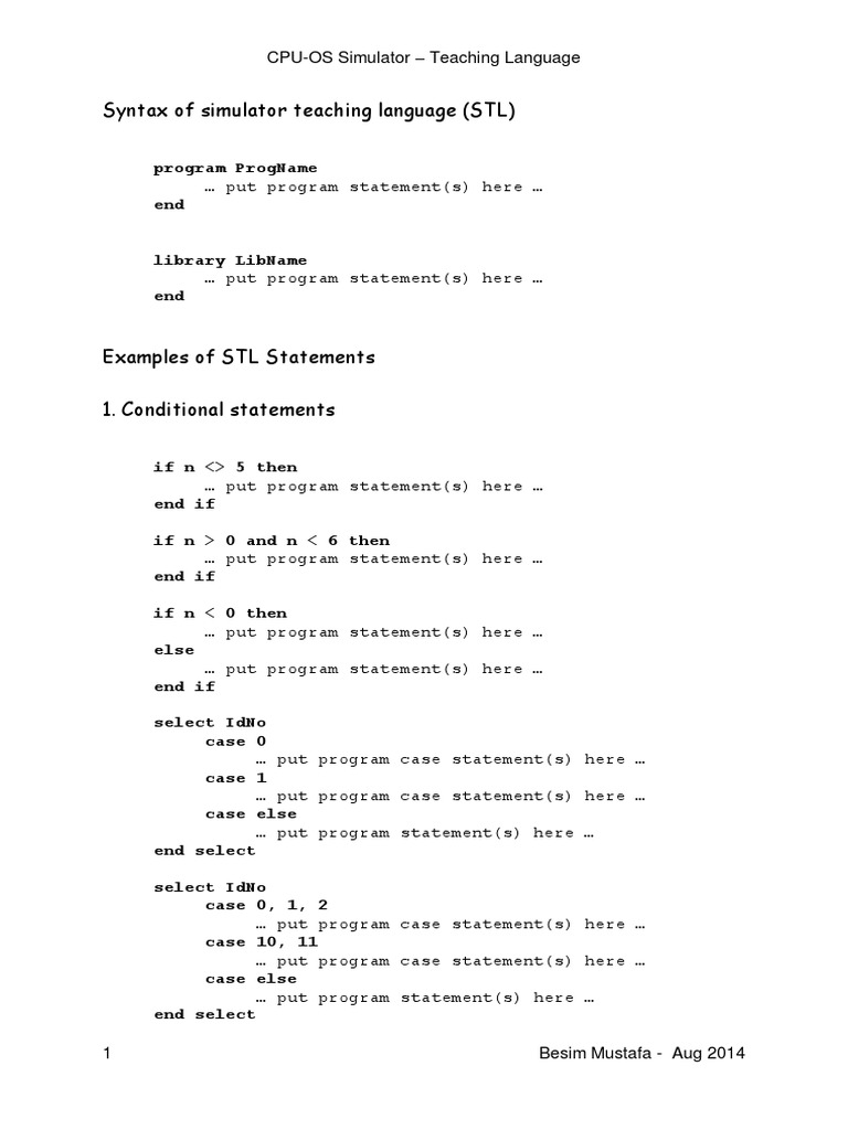 Referensi Untu Yasmin CPU OS Simulator | Download Free PDF | Control ...