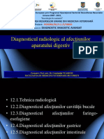 Diagnosticul Radiologic Al Afectiunilor Aparatului Digestiv